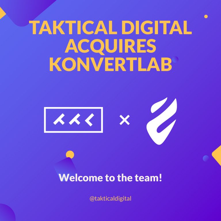 Taktical Digital Announces Acquisition Of KonvertLab - Taktical Digital